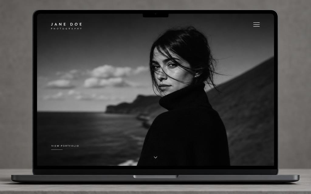 Photographers & Creatives website example
